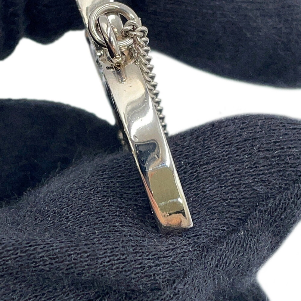 CHANEL Silver Logo Necklace - Picture 11 of 12